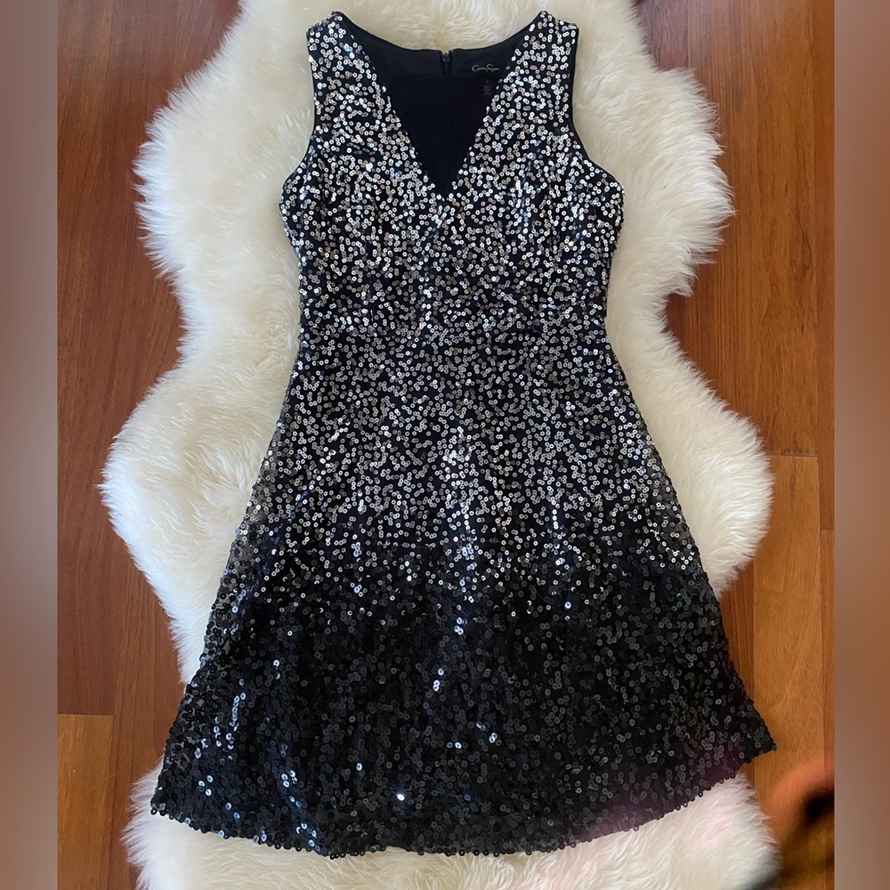 sequined dress